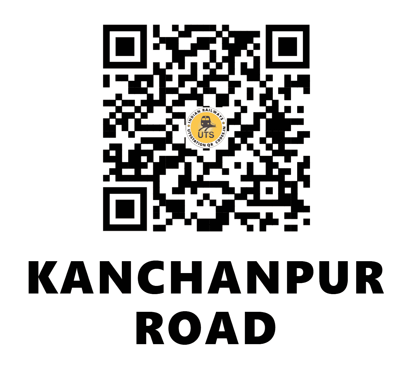 UTS QR Code for KANCHANPUR ROAD - KNC - WC (MADHYA PRADESH)